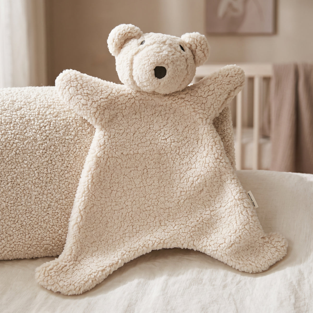 Doudou plat ours - Nougat