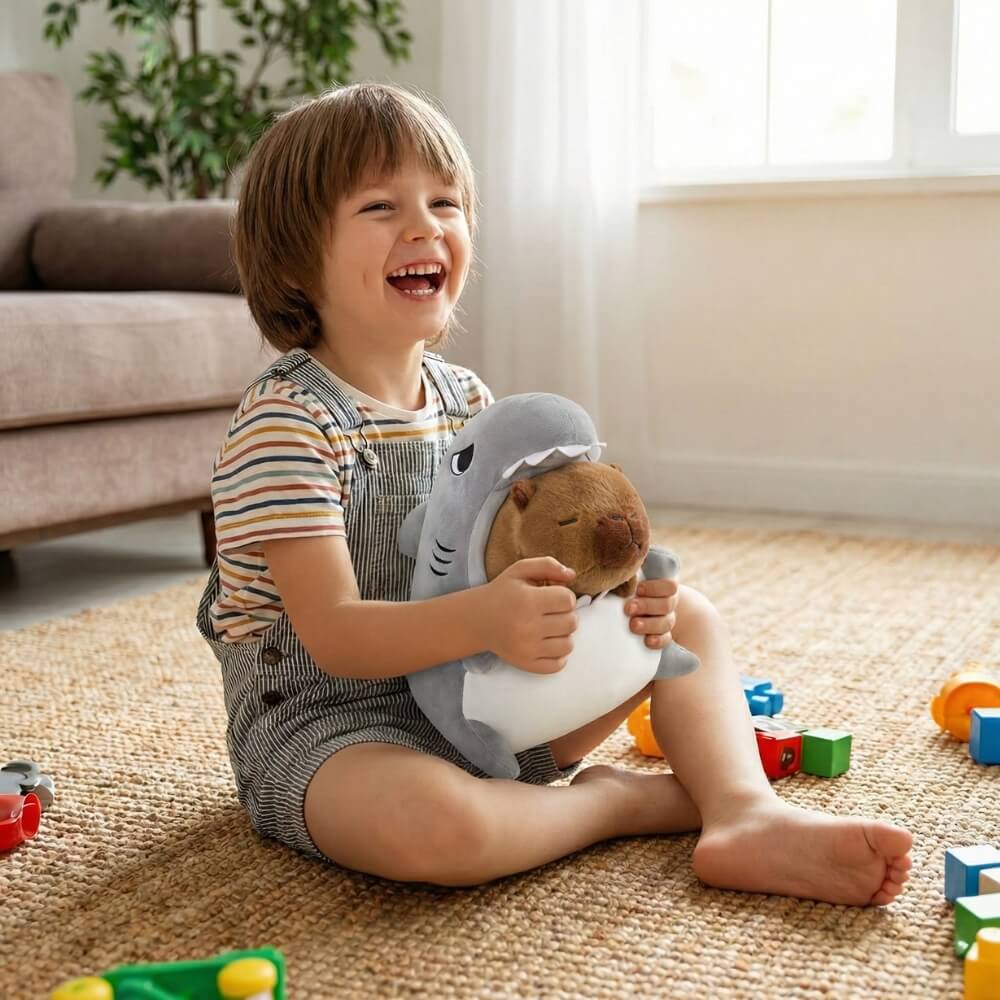 Peluche Capybara Requin