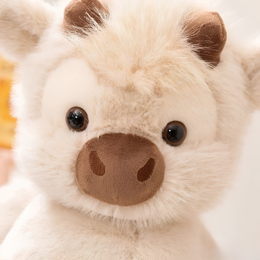 Peluche Vache Highland qui court