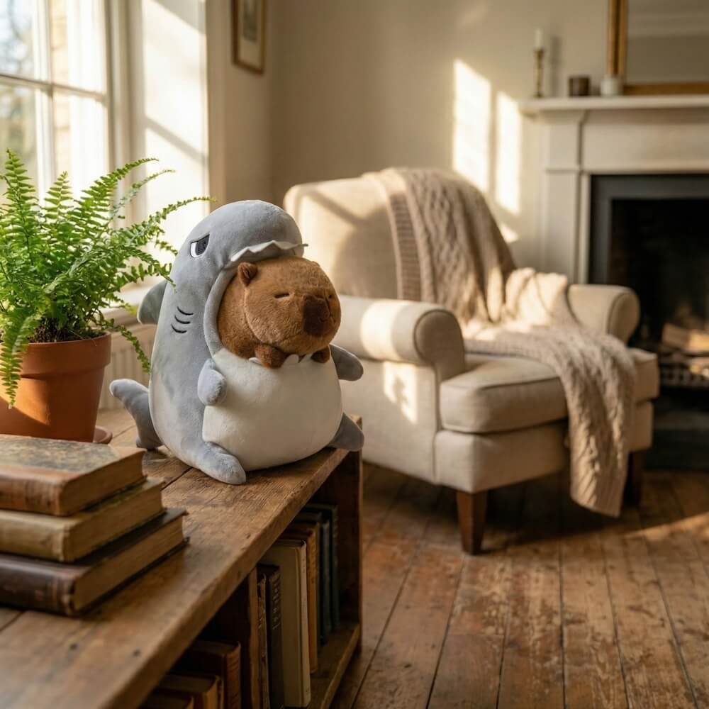 Peluche Capybara Requin