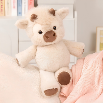 Peluche Vache Highland qui court