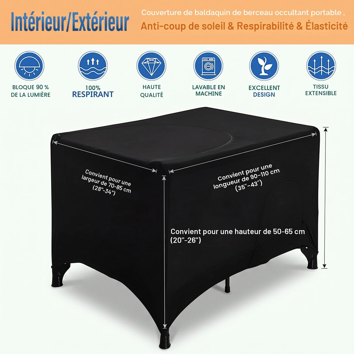 Tente Occultante Lit Parapluie Bébé