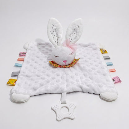 Doudou Lapin Blanc Personnalisé avec Prénom Brodé