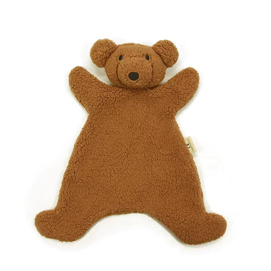 Doudou plat ours - Nougat
