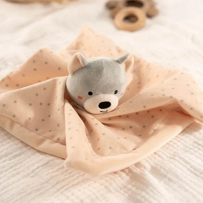 Doudou plat bébé tout doux - animal au choix