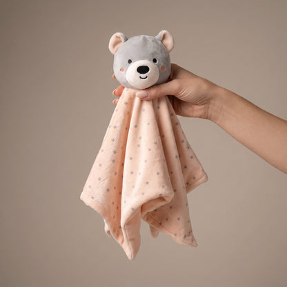 Doudou plat bébé tout doux - animal au choix