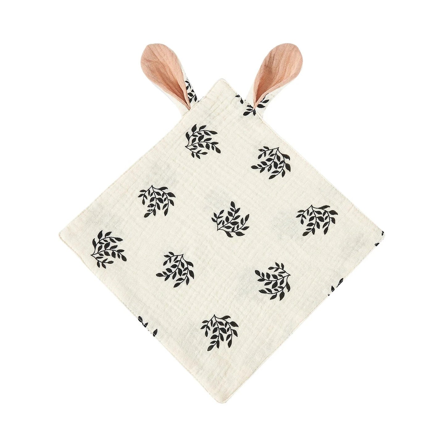 Doudou plat lange bébé en gaze de coton