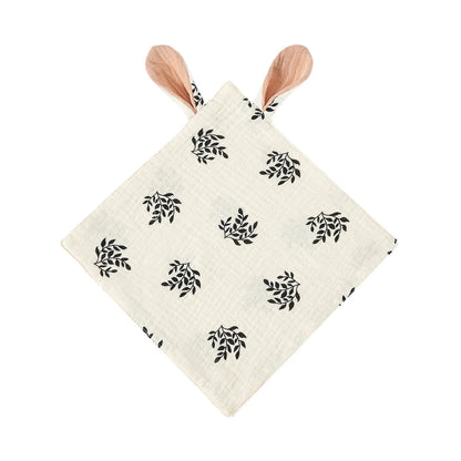 Doudou plat lange bébé en gaze de coton