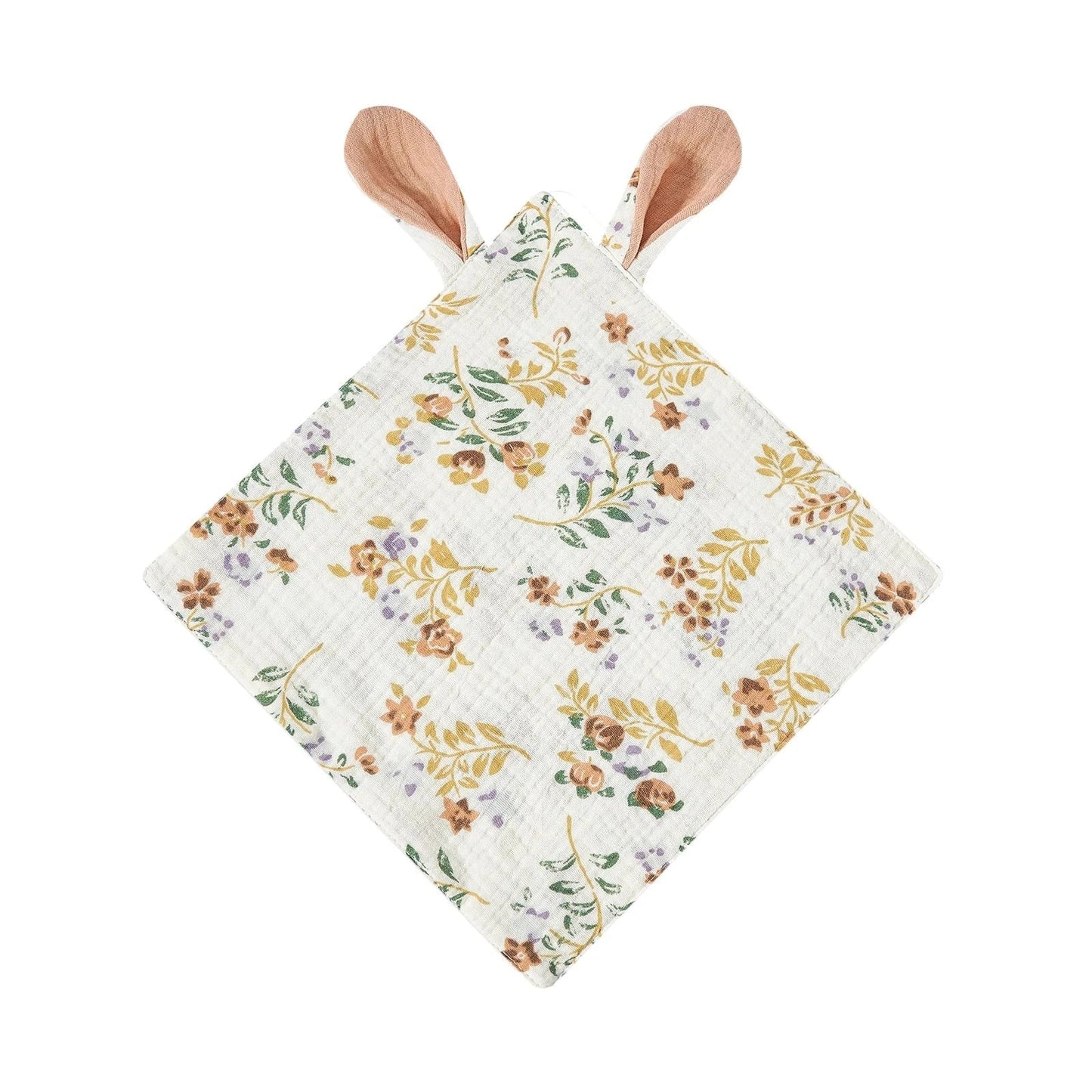 Doudou plat lange bébé en gaze de coton