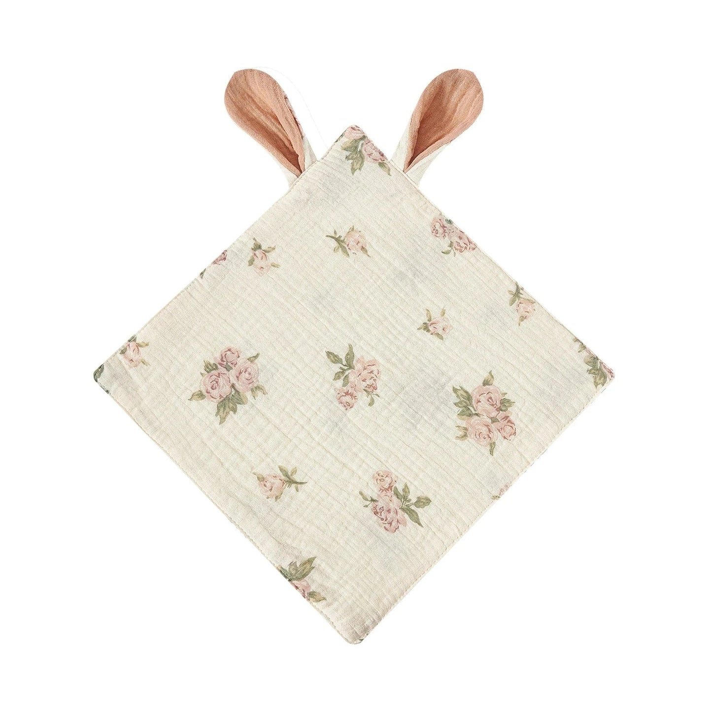 Doudou plat lange bébé en gaze de coton