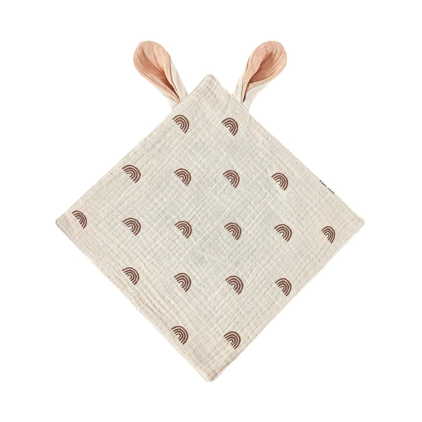 Doudou plat lange bébé en gaze de coton