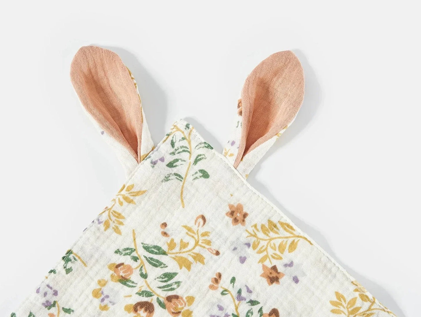 Doudou plat lange bébé en gaze de coton