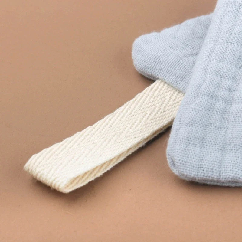 Doudou plat ours en crochet - Cannelle