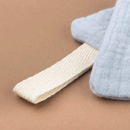 Doudou plat ours en crochet - Cannelle
