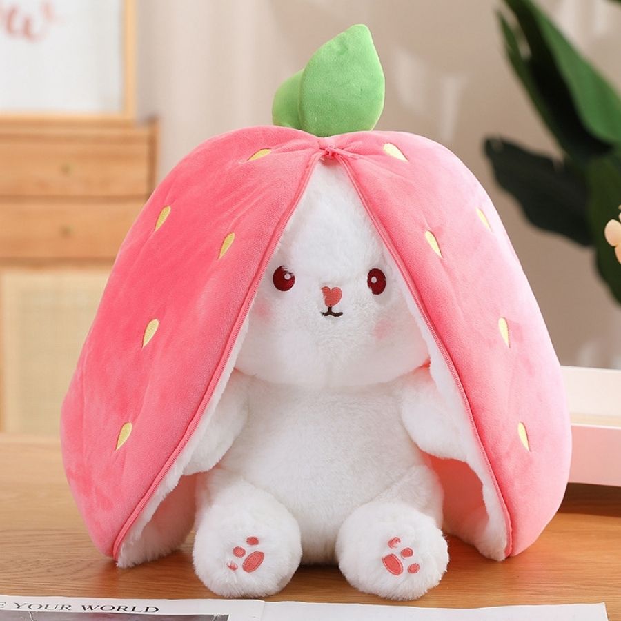 Peluche Lapin - Bunny Fraise